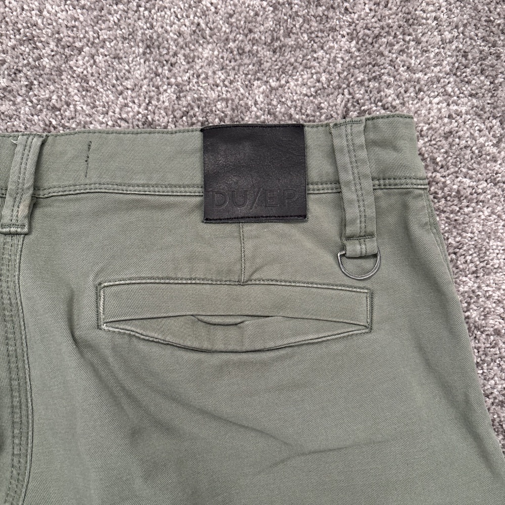 DU/ER Stretch Performance Cargo Pants Olive Green 34x32 - Picture 4 of 5